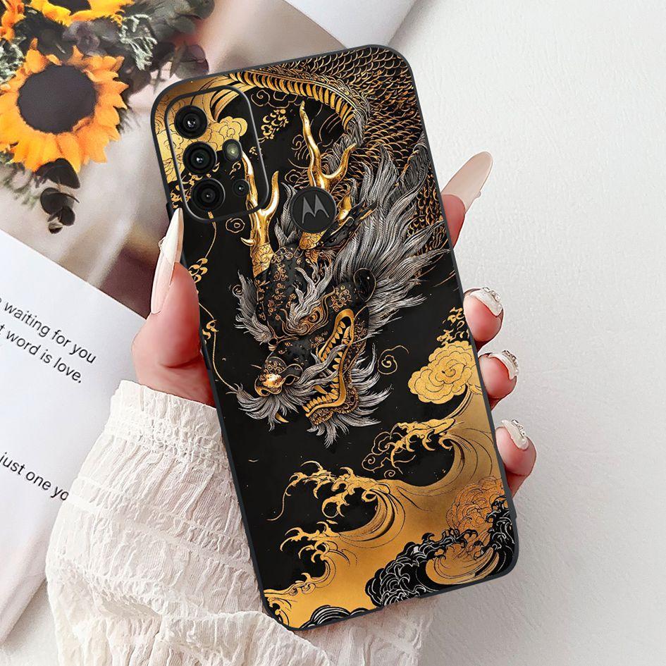 Case For Motorola Moto G30 G20 G10 Phone Cover New Fashion Flower Soft Silicone Matte Bumper on Moto G20 XT2128-1 G 10 G 30 Capa