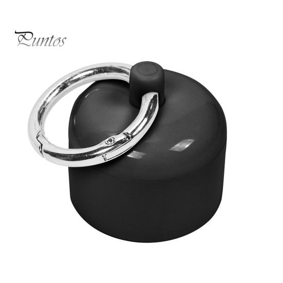 Engagement Ring Travel Case Holder Keychain with Secure Cylindrical Slot, Waterproof Portable Jewelry Pouch for Outdoor Case, Lightweight Storage Box