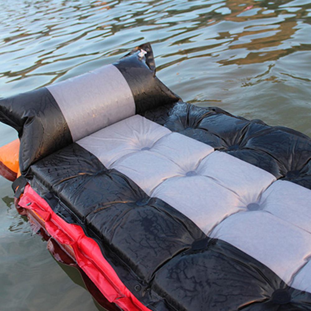 Car Travel Bed Camping Inflatable Moisture-Proof Pad Portable Air Mattress