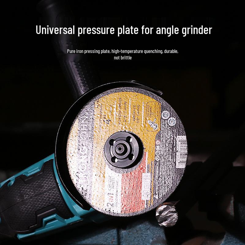 125mm Angle Grinder with 150mm Cutting Blade, Adjustable Pressure Plate, and 16-20/22 Hole Compatibility