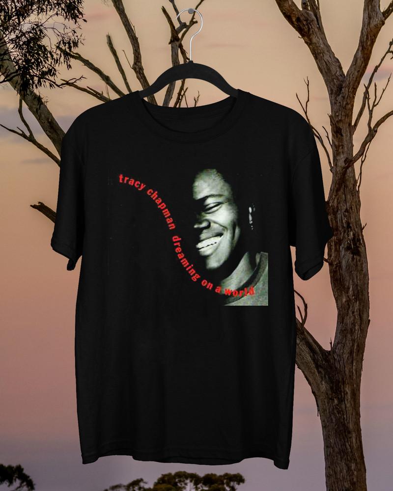 Tracy Chapman  Matters Of The Heart Short Sleeve Black All Size Shirt KH1092 Unisex T-Shirt XL