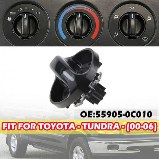Fit For Toyota Tundra 2000-2006 A/C Dials Heater Control Knob Kit 55905-0C010