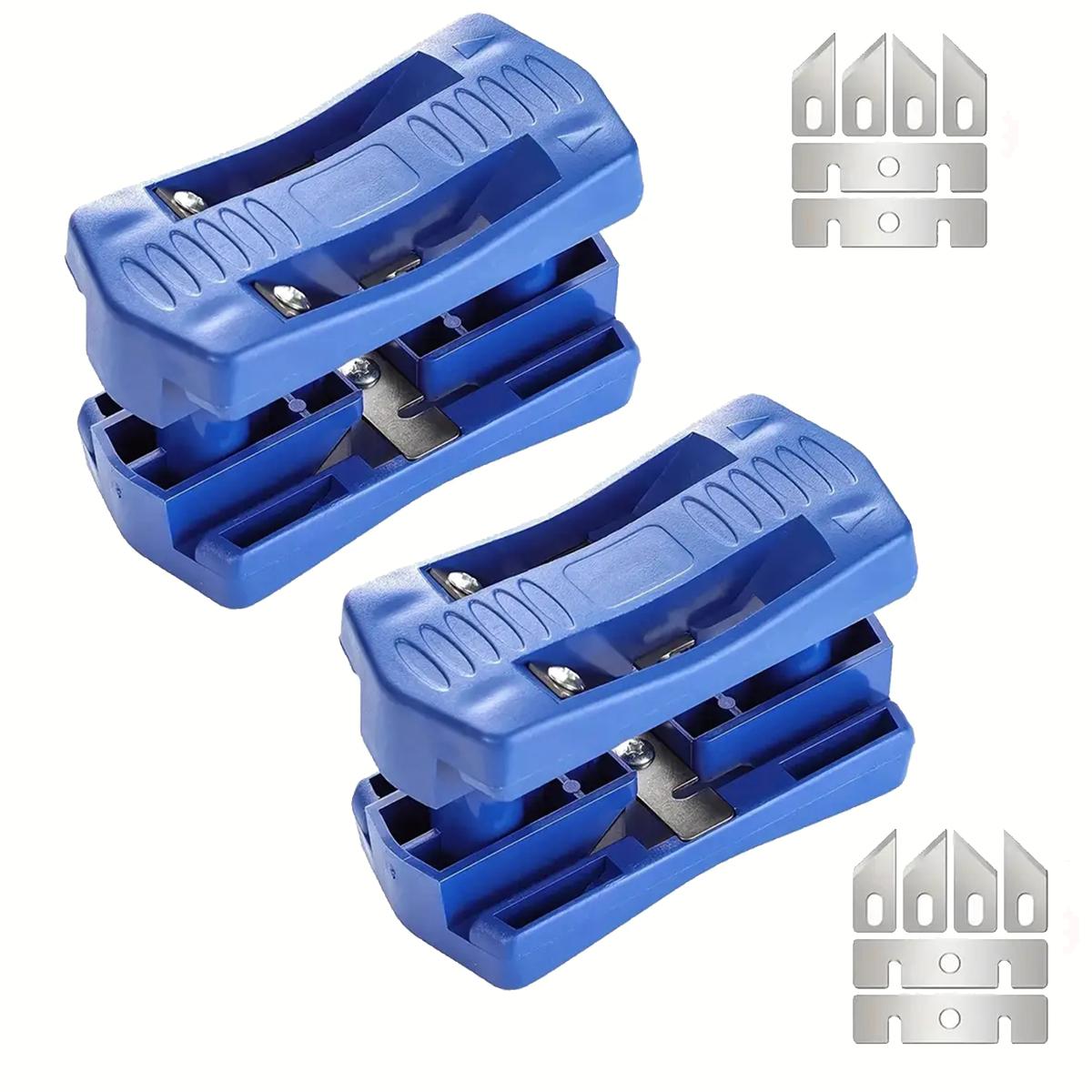 

2 шт. Кромкооблицовочный триммер, Пластиковый ПВХ Фанера Меламин Дерево Резак для кромки Ручная кромкооблицовка, Ручная обрезка Деревообрабатывающий инструмент