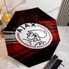 Ajax FC Umbrella with Automatic Open/Close & Self-8-Rib Heavy-Duty Umbrella, Compact Travel Umbrella Suitable for Outdoor