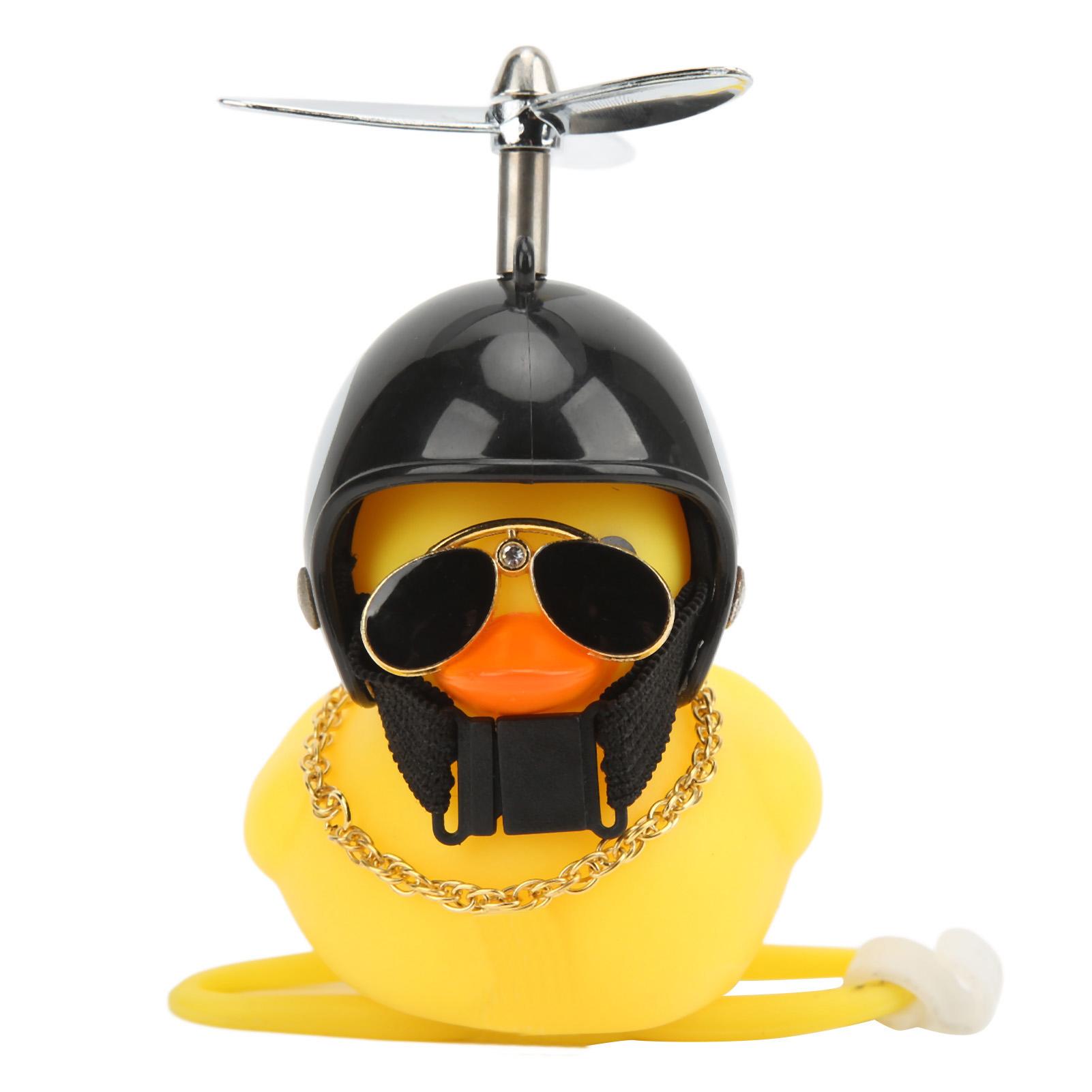 

Маленький желтый утенок велосипедный звонок со светом резиновый утенок украшения для автомобиля декор для велоспорта товары подарок