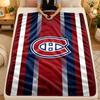 Flannel BlanketMontreal Canadiens Warm Soft Throw Blanket for Indoor Sofa Bed Living Room Use
