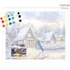 RUOPOTY Painting By Numbers Winter Landscape Hand Painted Art Gift DIY Picture By Number Christmas Kits Home Decoration