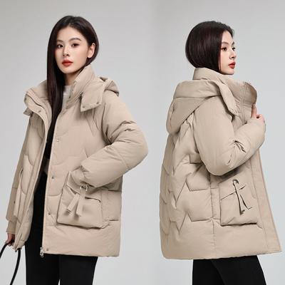 Cotton Coat Women's Winter Fashion Loose and Thin with Cotton Coat Thickened Warm