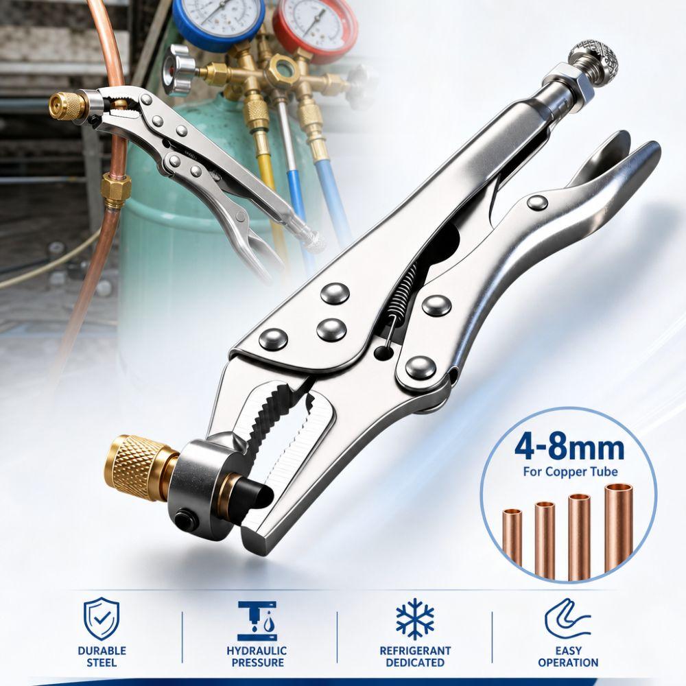 4-8mm Refrigeration Hydraulic Pliers CT-308 Air Conditioner Pipe Wrenches  Hand Tools