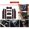 Per Range Rover Evoque L538 Kit Tappetini per vani portaoggetti 2012-2018 Gomma Antiscivolo Pad per scanalature portiere Sottobicchieri per portabicchieri
