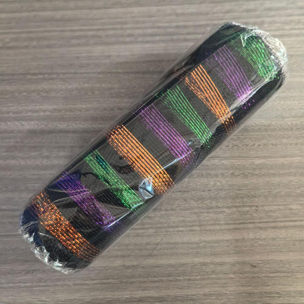 High Quality PP Christmas Decorative Ribbon 18 Colors Handmade Christmas Mesh Roll DIY Decoration Halloween Ribbon Christmas