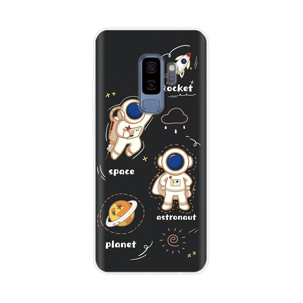 For Samsung Galaxy S9 Plus Phone Case Pretty Butterfly Pattern Soft Slim TPU Clear Silicone Cover For Samsung Galaxy S9 S9+ S 9