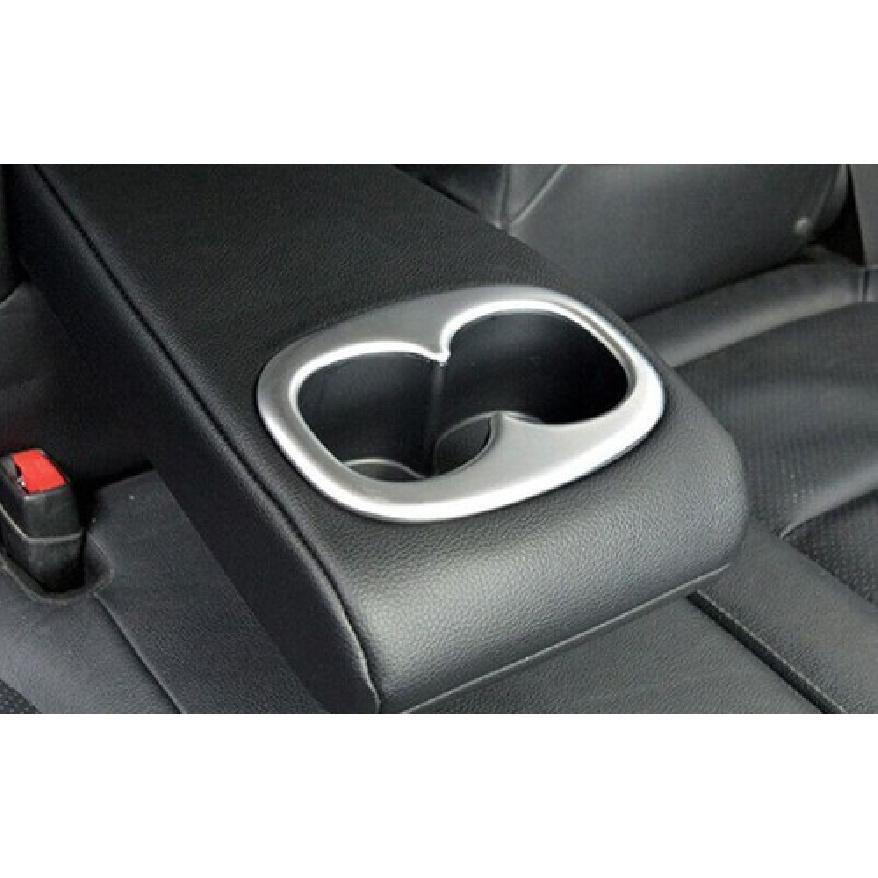 For Mitsubishi Outlander Sport 2011- Matt Silver Rear Water Cup Frame Cover