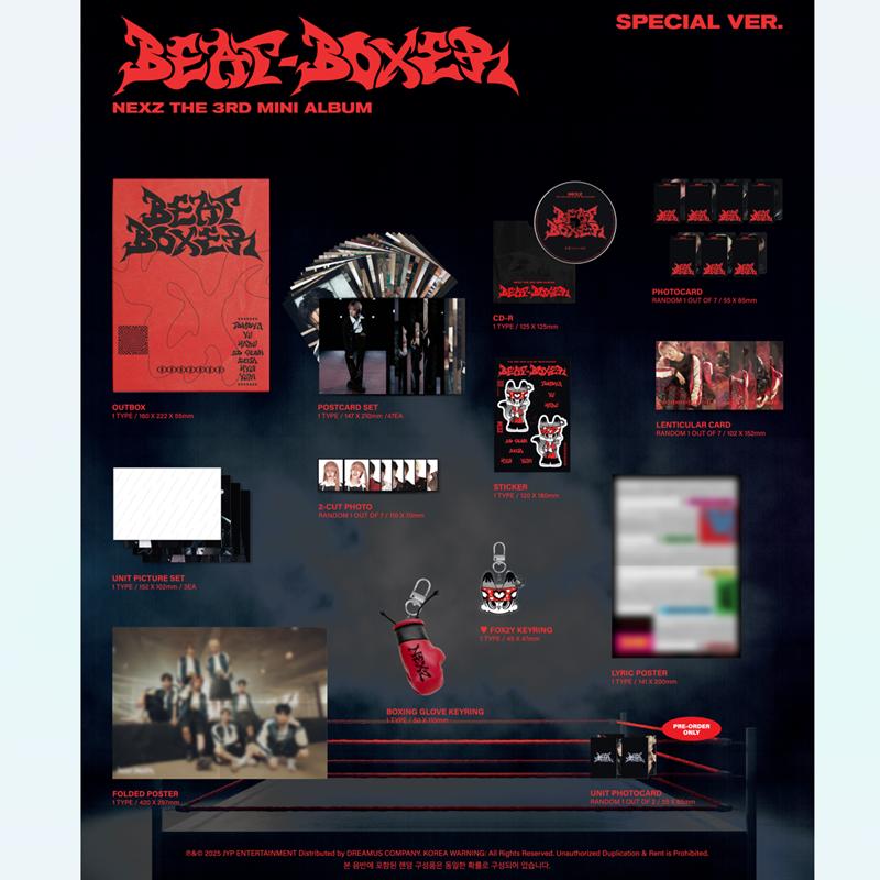 

[Попереднє замовлення] NEXZ 3-й мініальбом [Beat-Boxer] (Спеціальна вер) (Онлайн-вигода) NO POB