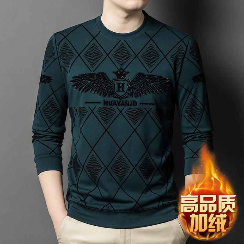 Winter Men s Hoodie Crew Neck Casual M
