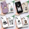 Books And Coffee Case For OPPO Find X9 X5 X6 X8 Pro OPPO Reno 12F 14F 13F 11F 10 12 13 14 Pro 7 8 Lite Cover