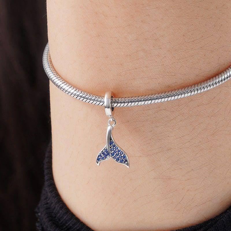 Copper Conch Penguin Mermaid Dolphin Fish Charms Beads Fit Original Pendant Bracelet Diy Jewelry Gift