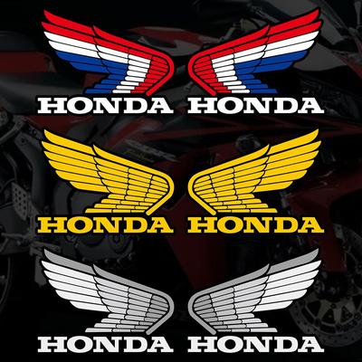 Car 3D Motorcycle Reflective Decals Wings Stickers For Eagle Head NX125 300 R CB400X CBF190R For Honda NC750 NC 750X 750 X