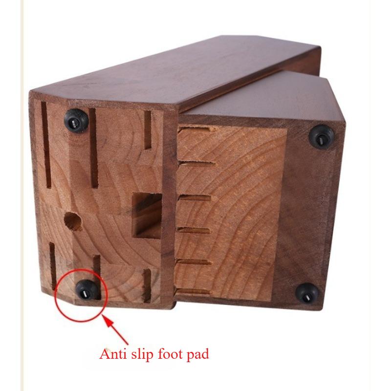 1 Stück Küchenmesser Aufbewahrungshalter Massivholz Messerständer Heim Desktop Messer Aufbewahrungsständer Stabiler Messerhalter