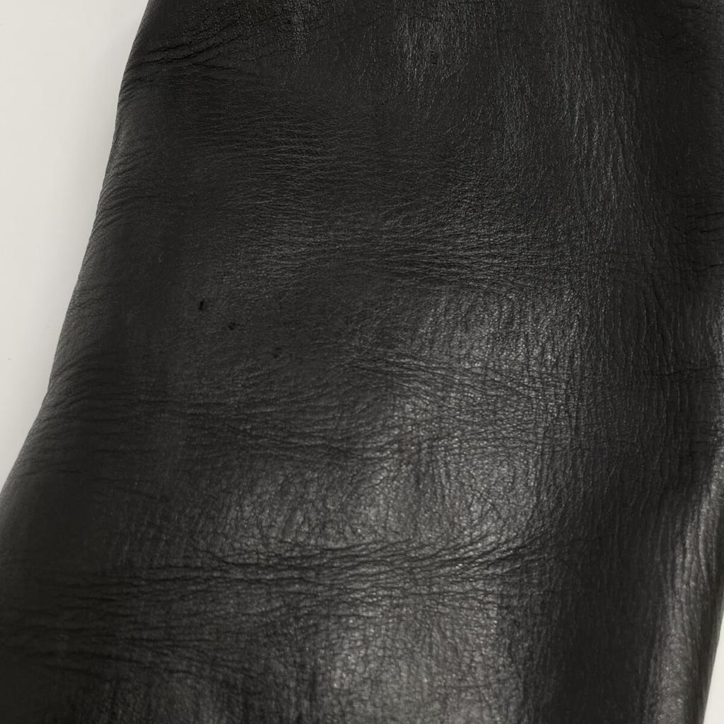 SCHOTT Made in USA 80-90's Motorcycle Tag Late 118 Black Cowhide Double Rider Jacket Jacket 36 blackUsed