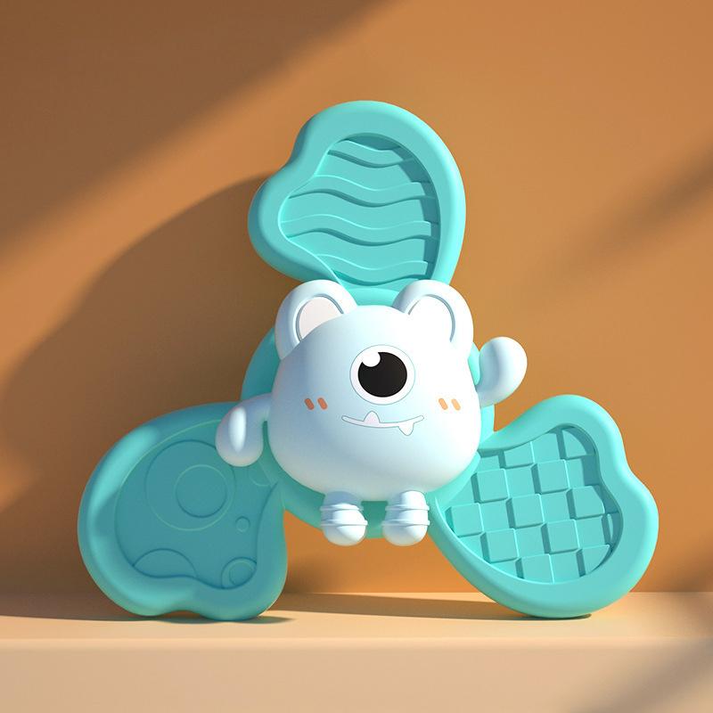 

Детские игрушки для ванной, забавные присоски для купания, спиннер на присоске, мультяшные погремушки, развивающие игрушки для детей, подарок для мальчиков Four Leaf Lucky Straw