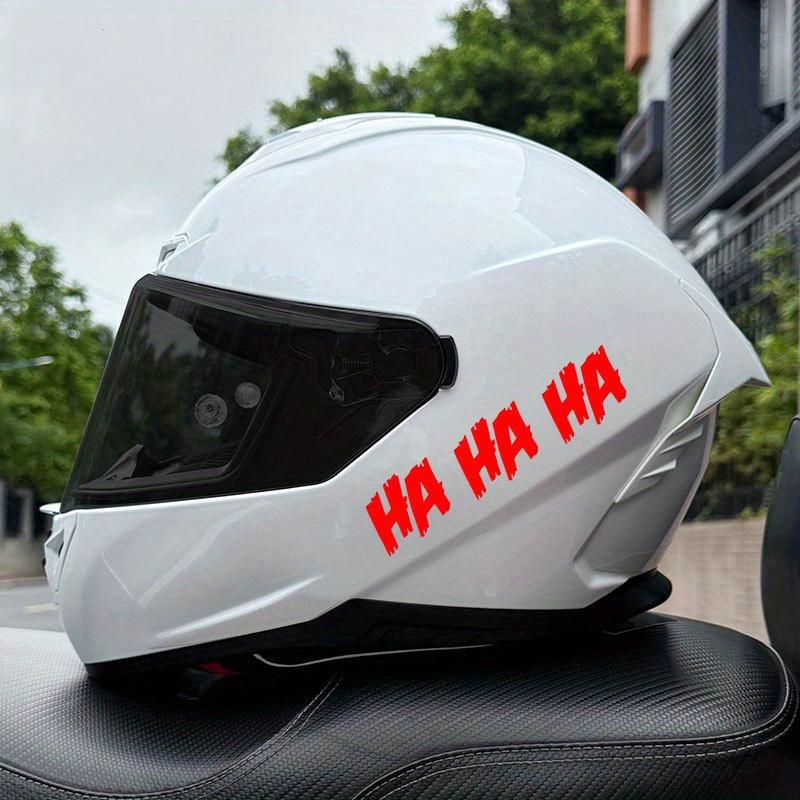 Multi-color HA HA HA Style Sticker, Waterproof Durable Vinyl Decal, Trendy Art Decor for Motorcycle, Car, Helmet, Laptop
