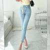 New Arrivals Open Run Women Skinny Jeans Light Blue Jnz Open