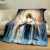 Blessed Virgin Mary Prayer Blanket  Printed Blanket for Living Room Bed Couch lunch break Soft Cozy Blanket for Friend's festival Gift