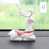 All the Way Safe inside the Car Interior Decoration Car Accessories Deer Creative Home Living Room Decoration Ceramic Crafts
