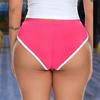 Chic Women Underwear Contrast Color Cotton Breathable