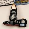 Fashion Men Shoe European American Matte Autumn Comfort Men Shoe Embroidery Loafers Fashion Barber Men Casual  Social  Male
