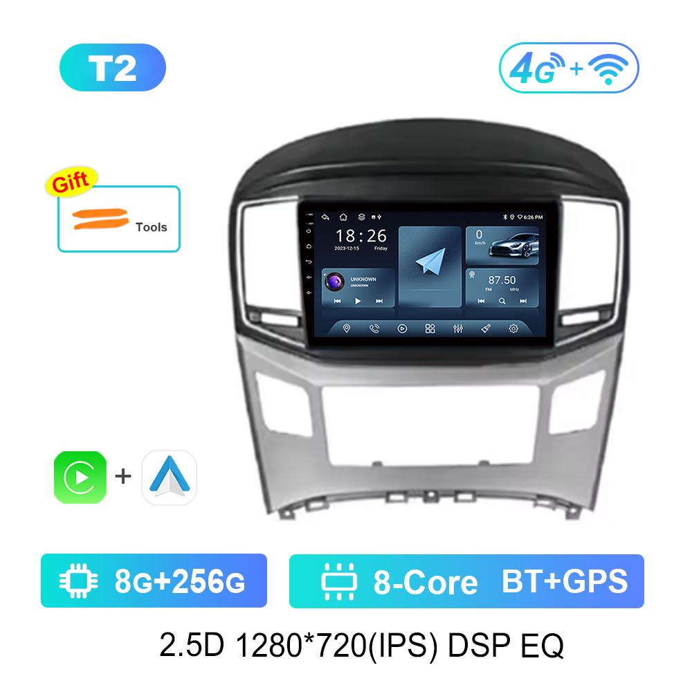9 Inch Android OS for Hyundai H1 Grand Starex I8000 TQ 2007 - 2015 Car Radio Video Multimedia Player GPS 4G Bluetooth Auto Tools