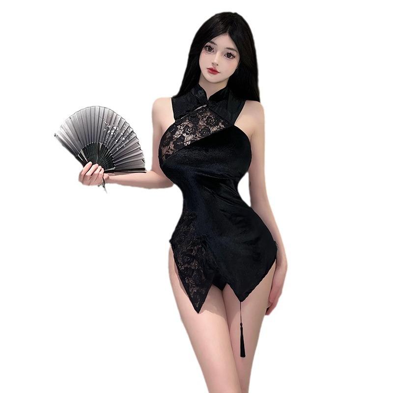 Sexy Lingerie Classical Cheongsam Passion Temptation Antique Small Breasts Pure Desire No Pajamas Uniform Cheongsam