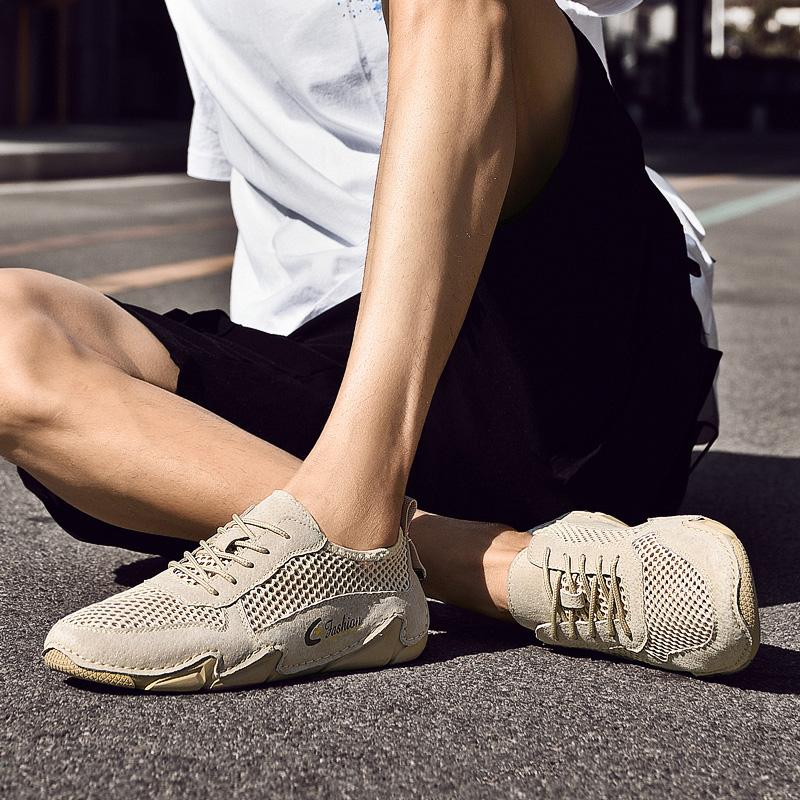 Zomer Mannen Breather Mesh Casual Schoenen Mannen Loafers Comfortabele Rijschoenen Mocassins Man Flats Schoenen