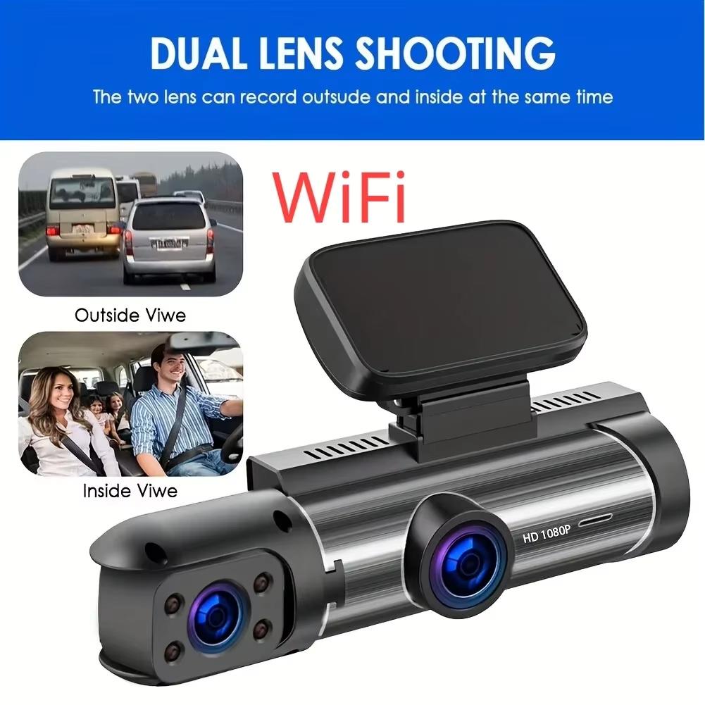 1440P HD WiFi Dash Cam for Car DVR Camera Video Recorder Black Box Auto Night Vision WDR Voice Control Wireless 24H Parking Mode