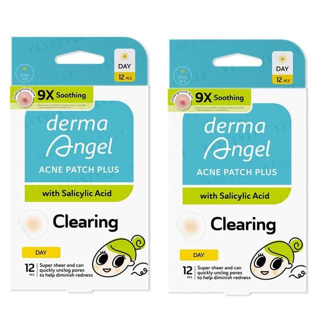 DermaAngel - Denní náplasti na akné s kyselinou salicylovou Plus 24 ks