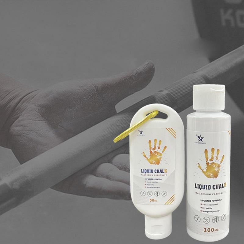 50/100/200ml Weightlifting Liquid Chalk Workout Chalk Anti-Slip Powder Liquid Gym Chalk Sweat-Resistant Lifting Chalk Powder