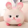 Latest Lovely Pink Strawberry Rabbit Plush Playthings Gentle Cartoon Bunny Animal Stuffed Doll Present Sleeping Cute And Charming Pillows