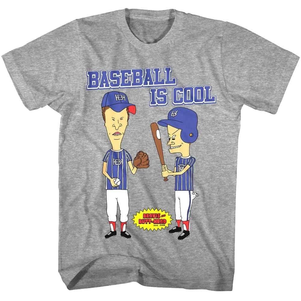 

Beavis and Butthead Baseball is Cool Men s T Shirt 4XL