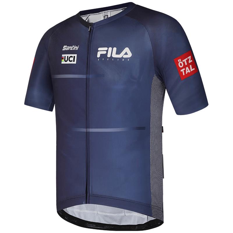 FILA Men s Slim Fit Short Sleeve Cycling Knit Top M
