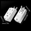 3 In 1 Wall Outlet Extension Us Electrical Socket 125 Degree Plug Adapter Mexico Canada Travel Aadapter Portable Power Converter
