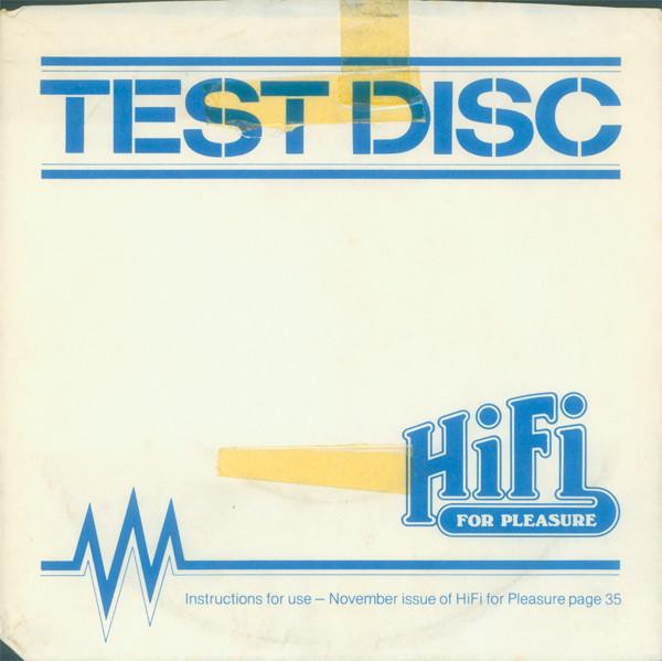 7inch Record NO ARTIST - Test Disc TEST7 HiFi For Pleasu 1981 UK Sound Effects & Nature Used