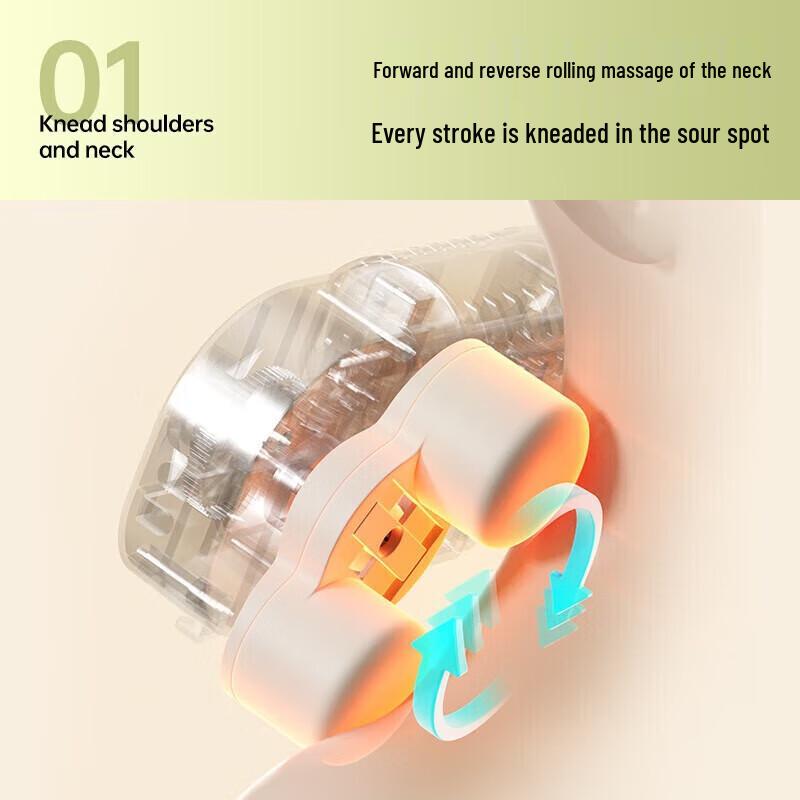 Aux Full Body 3D Airbag Heated Massage Cushion