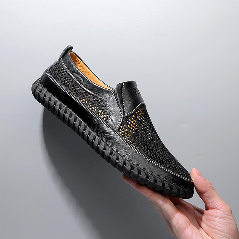 Fashion Fashionable New Men's Breathable Soft Soled Mesh Shoes for Summer Men Comfortable Lightweight Outdoor Water Wading Casual Shoes