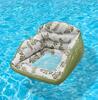 Eco-Friendly Inflatable Mesh Seat Raft - Single Person PVC Floating Pool Sofa