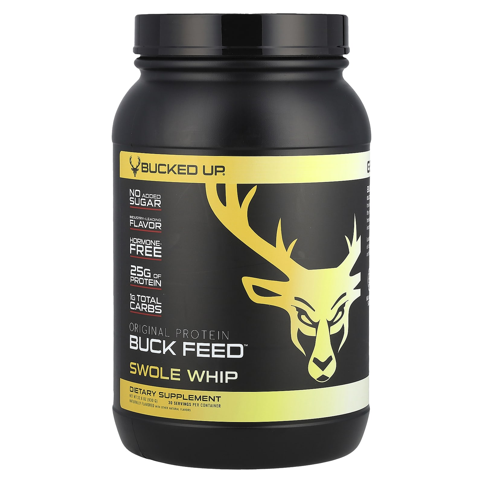 

Bucked Up, McCroppy™, original protein, cloud mushroom flavor, 930 g (32.8 oz)