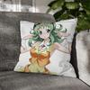 Vocaloid Gumi Megpoid Echo Cushion Cover Decorative Pillowcase Soft Short Plush Cozy Durable Sofa Home Decor Items Gift