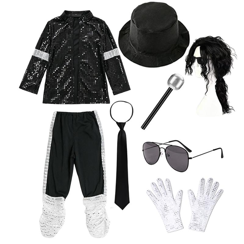 Zēnu slavenību cosplay kostīmu komplekts: sequin