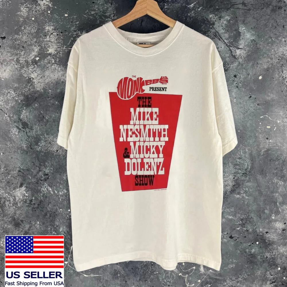 The Monkees The Mike Nesmith Mickey Dolenz Show T Shirt Full Size S-5XL Unisex T-Shirt XL