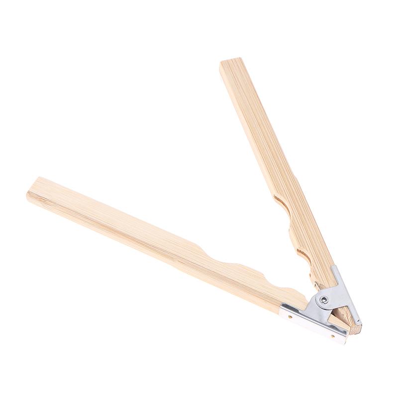 Uchwyt na pierścionek 8/10 mm Drewniany zacisk do trzymania pierścionka Narzędzie do obróbki biżuterii Zewnętrzny uchwyt na pierścionek Szczypce Zacisk do polerowania